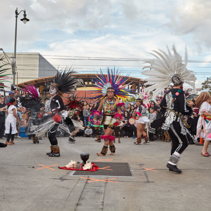 Self Help Graphics & Art, Aztec Danza. Photo: Pablo Aguilar.